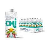 CHI 100% Pure Coconut Water - 330ml (Pack of 12) - Vegan, Fat, Gluten and Dairy free - Rehydrate and Revive!