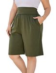 Womens Plus Casual Shorts