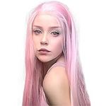 Pink lace front wigs for white wome