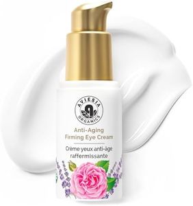 Aviesia Organics Firming Eye Cream - 100% USDA Certified - Organic Skin Care for Dark Circles, Wrinkles, Puffiness and Bags - Natural Skincare 15ml / 0.5oz (15ml / 0.5 fl oz)