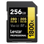 Lexar Gold Series Professional 1800x 256GB UHS-II U3 SDXC Memory Card