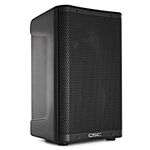 QSC CP12 12 Inch Compact 2 Way Active Powered Loudspeaker - Compact & Powerful Performance - 1000 Watt Class D Amplifier - Lightweight & Portable - Black