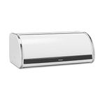 Brabantia 306020 Roll Top Bread Bin, White, L