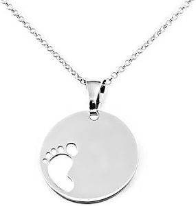 Baby Foot Pendant 925 Sterling Silver, Sterling Silver