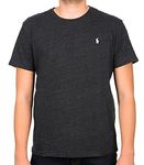 Polo Ralph Lauren Men's 26/1 Jersey Short Sleeve TEE, Black Heather, Medium