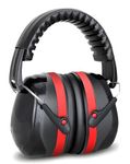 24x7 eMall Noise Reduction Safety Ear Muffs, Hearing Protection Earmuffs, NRR 28dB SNR 33dB Noise Sound Protection Headphones for Shooting Gun Range Mowing Construction Woodwork Studying Adult Kids