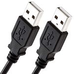 3M USB Cable A Male To A Male Plug Shielded 28awg Long Lead (Black)