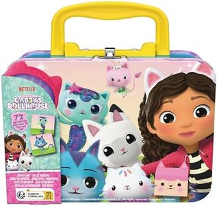 GABBY ET LA MAISON MAGIQUE - Memo Valisette Gabby Chat - Jeu De Société Gabby Dollhouse - Jeu De Mémoire Concentration 72 Cartes Pour Collecter 36 Paires Gabby Chat - Jouet Enfant 3 Ans Et +