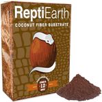 ReptiEarth Reptile Bedding, Fluffy Coconut Fiber Substrate 12 Quart Organic Coco Ready to Use for Bioactive Snake Terrarium, Lizard Tanks with Plants, for Frog, Tarantula or Hermit Crab Habitat