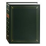 Pioneer Photo Albums Aps 3-Ring Bi-Directional Le Memo Album, Hunter Green