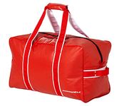 Winnwell Hockey Classic, Player Carry Bag, Heavy Duty Tarpaulin Construction to Carry and Store All Your Equipment to and from The Rink (Youth, Red)