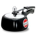 Hawkins CB15 Hard Anodised Pressure Cooker, 1.5-Liter, Contura Black