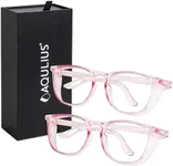 Aqulius 2 Pack Stylish Safety Glasses Goggles Anti Fog, Scratch Resistant, Safety Glasses for Women, Blue Light, Glasses for Nurses