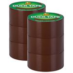 Duck Brand Duck Color Duct Tape, 6-Roll, Brown (1304965_C)