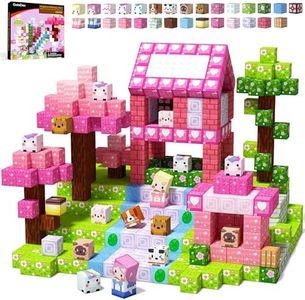 GobiDex 100PCS Magnetic Blocks Kid Building Toys for 3+ Years Old Girls, 2024 Upgraded STEM Sensory Gifts for Princess, Kids Magnets Cubes Game for Toddler