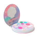 Lip Smacker Sparkle & Shine Eyeshadow Makeup Palette, Mermaid Palette Shimmer | Christmas Make Up Collection | Holiday Present | Gift for Girls