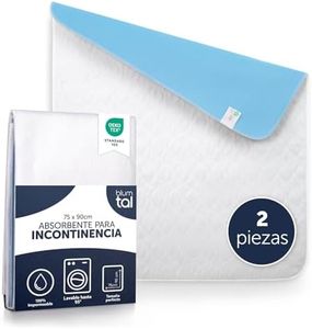 Blumtal Protector de Colchón - Almohadilla Lavable para incontinencia, 160x90cm (2 Unidades)
