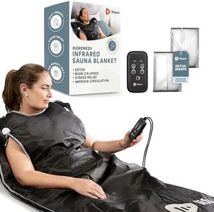 LifePro Bioremedy Sauna Blanket for Detoxification - Portable Far Infrared Sauna for Home Detox Calm Your Body and Mind