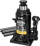 Torin AT91207AB Hydraulic Stubby Low Profile Welded Bottle Jack, 12 Ton (24,000 lb) Capacity, Black