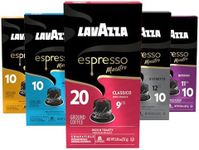 Lavazza Variety Pack Aluminum Espresso Capsules Compatible with Nespresso Original Machines Variety Pack (Pack of 60) ,Value Pack, 10 Count (Pack of 6)