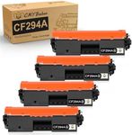 CMYBabee Compatible Toner Cartridge for HP 94A CF294A for use with HP Laserjet Pro M118dw MFP M148dw MFP M148fdw Printer (Black, 4-Pack)