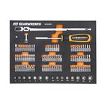 GEARWRENCH 105 Piece 1/4” Drive Slim Head Mechanics Tool Set in Foam Storage Tray - GWMSMBS01