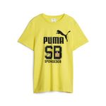 Puma Unisex Kid's Printed Regular Fit T-Shirt (622212_Lemon Meringue