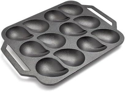 Sur La Table Cast Iron Oyster Pan, 12 Cavity