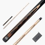 BAIZE MASTER Crusher 57 Inch ¾ Joint English Pool Break Cue with Phenolic Ferrule, Ash Shaft and Ebony Style Butt - 11mm Tip – For Breaking Only – Free Microfibre Cue Towel (Copper)