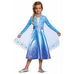 Disney Official Deluxe Frozen Elsa Dress Up for Girls, Frozen Dress Costume Kids, Princess Costumes for Girls Fancy Dress Outfit, World Book Day Costumes for Girls M