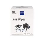 ZEISS Lens Wipes 200 Count- Pack of 1| Lens Cleaner - Perfect for Spectacles, Eyeglasses, Sunglasses, Camera Lenses, Binoculars and all other lenses