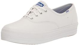 Keds Women's The Platform Sneaker, White, 8.5 M US