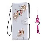 LG G4 Stylus case, LG G Stylo case, LG G4 Note Case, Bling handmade PU Leather with Card Slots Flip Protective Case Cover For LG G4 Note / G4 Stylus / LG G Stylo LS770 MS631