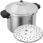 Kuhn Rikon Duromatic Hotel Stainless Steel Pressure Cooker with Side Grips, 12 Litre / 28 cm