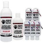 LIQUID CHALK | 3 SIZES | YAYB Super Grip White Label | PREMIUM GRIP | Weightlifting, Rock Climbing, Bouldering, Gymnastics, Pole, strongman, yoga (1x 250ml)