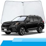 CLIM ART Windshield Sun Shade for Subaru Forester 2019-2024 - Custom-Fit Foldable Car Sun Shade - Car Sunshade - Vehicle Sun Protector - Front Auto Windshield Cover, Car Windshield - WS6013