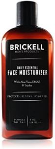 Brickell Men's Daily Essential Face Moisturizer for Men, Natural and Organic Fast-Absorbing Face Lotion with Hyaluronic Acid, Green Tea, and Jojoba, 4 Ounce, Scented