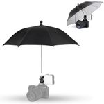 DSLR Mirrorless Camera Hot Shoe Umbrella Rain Cover Protector Sunshade for Canon Rebel T8i T7 T7i EOS 90D 80D 2000D 5D Mark IV III Nikon Z7II Z6II Z6 Z7 Z5 Z50 D780 D850 D7500 D7200 D5600 D3500 & More