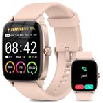 Smart Watch for Men Women, Bluetooth Call Smartwatch with AI Voice, 1.85" HD Fitness Watch, Heart Rate/Steps/Sleep Monitor, 100+ Sports Modes, IP68 Waterproof Watch for Android iOS