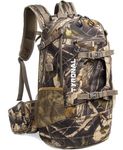 TYRONAL Hunting Backpack, Durable Camo Hunting Packs for Men with Waterproof Rain Cover. (Camo Green)