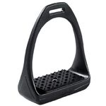 Compositi Reflex 3D Wide Track Stirrups, Black (465137BLK-475), 4.75