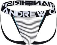 Andrew Christian Avalon Stripe Jock w/ Almost Naked - SIZE S - Jock Strap Underwear for Men