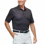 Greg Norman Men's Performance Golf Polo, Caviar, X-Large