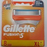 Gillette Fusion Razor Blades - Pack of 8 Refills