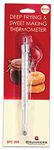 Grunwerg Deep Frying/Sweet Making Sugar Kitchen Thermometer, Glass and Stainless Steel, 20cm Length