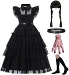 RUXlNRUA Wednesday Addams Costume D