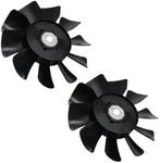 Cylinman 2pcs Hydro Gear 53822 7" 10 Blade Lawn Mower Fan Fit for Transmission Fan Replaces 584282001