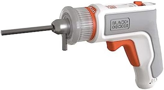 BLACK+DECKER Tournevis Electrique Universel HEXDRIVER - Visseuse Sans Fil 5,5 Nm Compatible avec Vis, Douilles et Clés Allen - Fonction Vissage/Dévissage - Spécial Meubles en Kit - BCRTA01-XJ