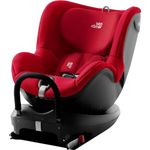 Britax Römer Car Seat DUALFIX 2 R, Swivel, ISOFIX, Group 0+/1 (Birth - 18 kg), Baby 0 to 4 Years Old, Fire Red