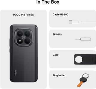 XIAOMI POCO M8 Pro Smartphone 8GB+256GB, 6.83" AMOLED, 50MP Camera, IP68, Silver